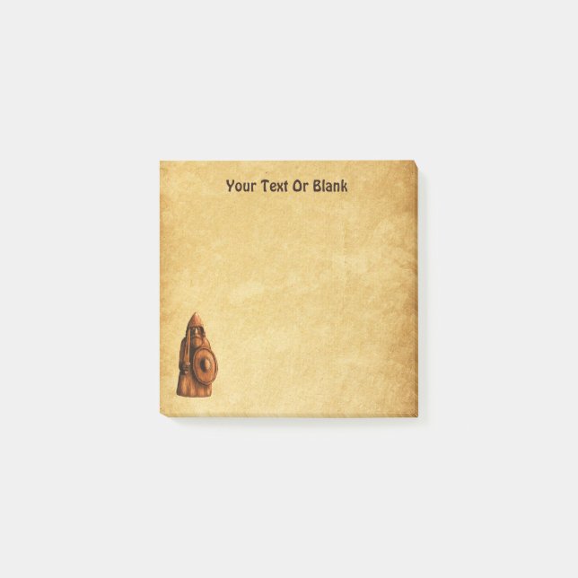 Bloco De Notas Rustic Viking (Frente)