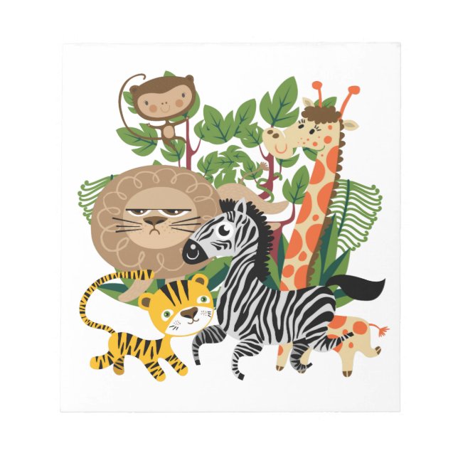 Bloco De Notas Safari animal (Frente)