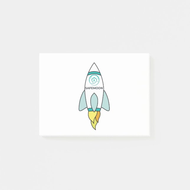 Bloco De Notas Safemoon Para O Foguete Da Lua (Frente)