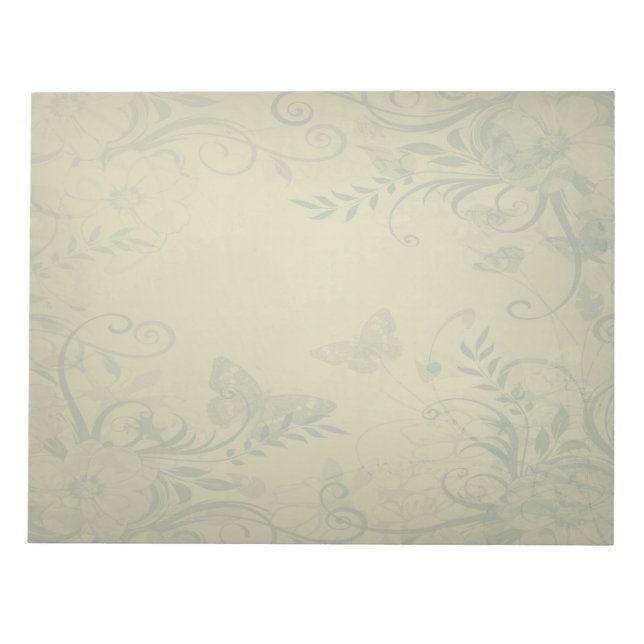 Bloco De Notas Sage Green Vintage (Frente)