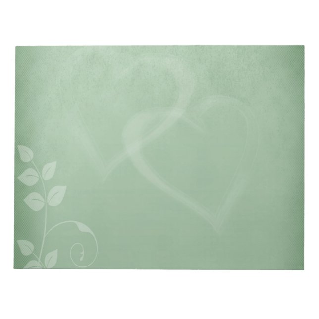 Bloco De Notas Sage Green Vintage (Frente)