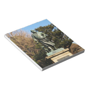 Bloco De Notas Saigo Takamori (último samurai) & estátua do cã