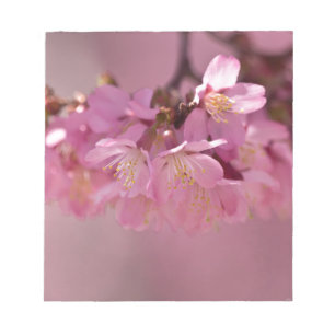 Bloco De Notas Sakura Cherry Blossoms Delicar Buquê Rosa