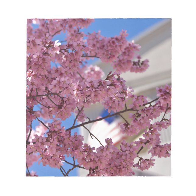 Bloco De Notas Sakura Flores de Cerejeira Americana (Frente)