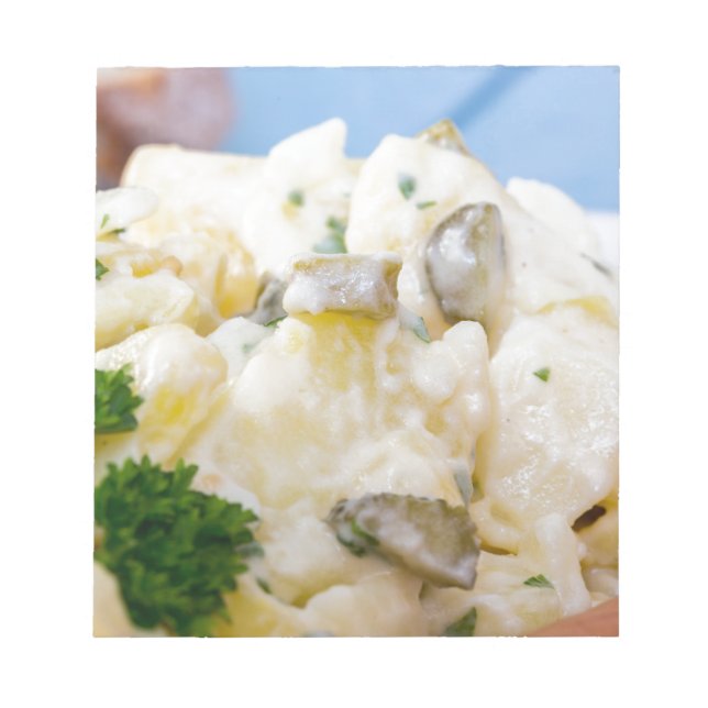 Bloco De Notas Salada de batata com enchido e mostarda (Frente)