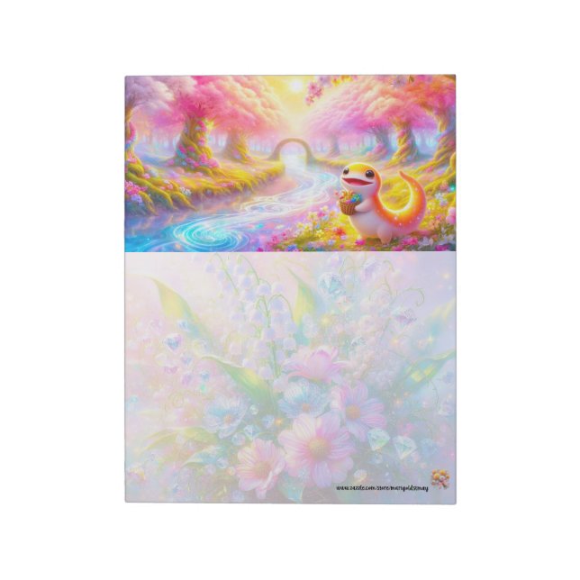 Bloco de Notas Salamandra Doce (Invertido)