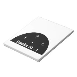 Bloco De Notas "Salmo 19:1"