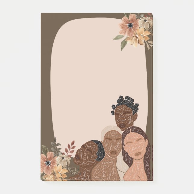 Bloco De Notas Salmo 91, TPT Black Women Sticky (Frente)