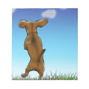 Bloco De Notas saltando_doxie_cor
