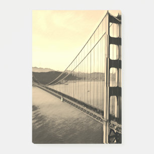 Bloco De Notas San Francisco - OURO GATE - Ponte