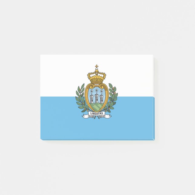 Bloco De Notas San Marein - San Marino Flag (Frente)