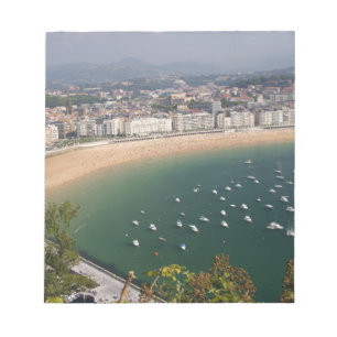 Bloco De Notas San Sebastian, Espanha. A cidade basca de San