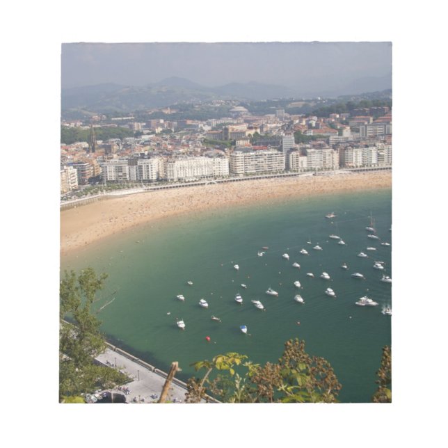 Bloco De Notas San Sebastian, Espanha. A cidade basca de San (Frente)