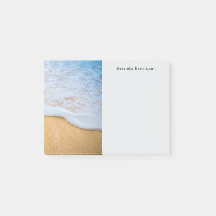 Bloco De Notas Sandy Beach com Surf Foamy
