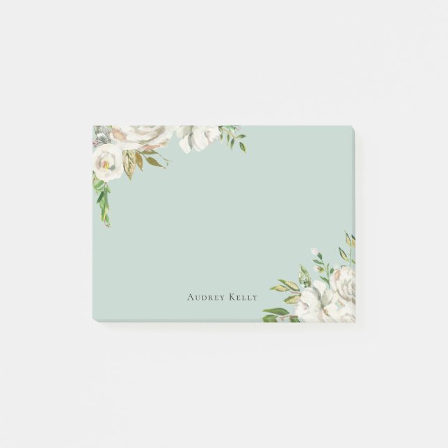 Bloco De Notas Sangue Dourado Personalizado Monograma (Frente)