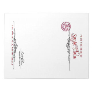 Bloco De Notas Santa Clause Letterhead