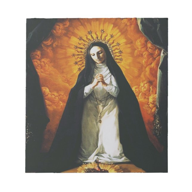 Bloco De Notas Santa Margarida Maria Alacoque (Frente)