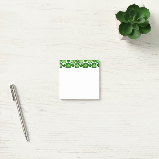 Bloco De Notas Santo de trevas verdes de quatro folhas de Slipper (Escritótio)