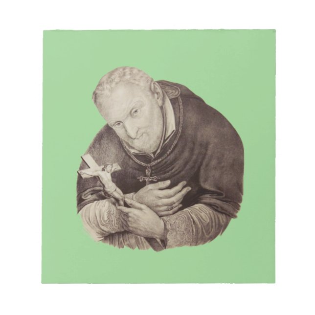 Bloco De Notas Santo italiano Alphonsus Liguori (Frente)