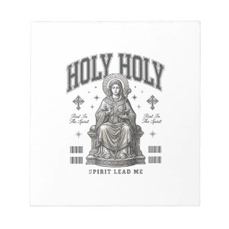Bloco De Notas Santo Santo Desenho de Camisa Religiosa de Gravura