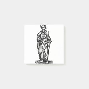 Bloco De Notas São Paulo Apóstolo com Espada Arte Sacra