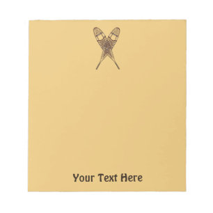 Bloco De Notas Sapatos de neve