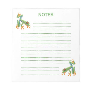 Bloco De Notas Sapo