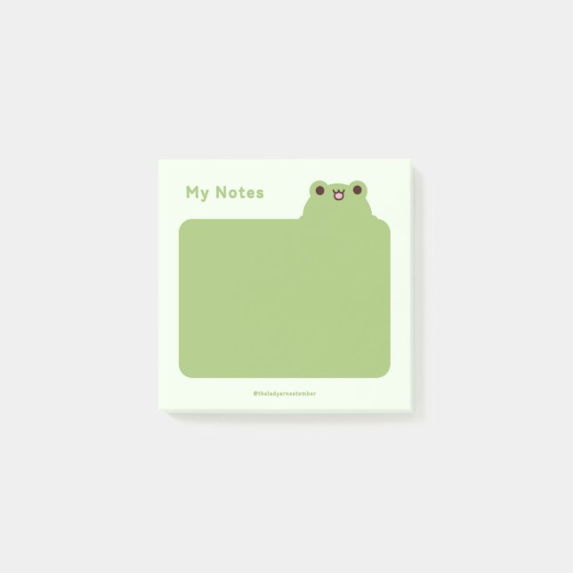 Bloco De Notas Sapo (Frente)