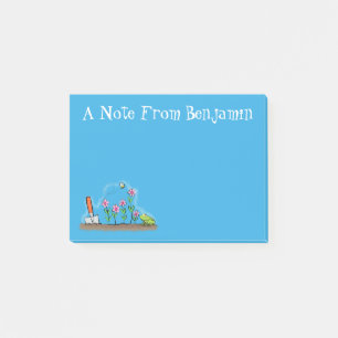 Bloco De Notas sapo bonito e abelha na ilustração de desenho an