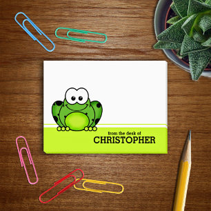 Bloco De Notas Sapo de Cartoon de Cubo Personalizado