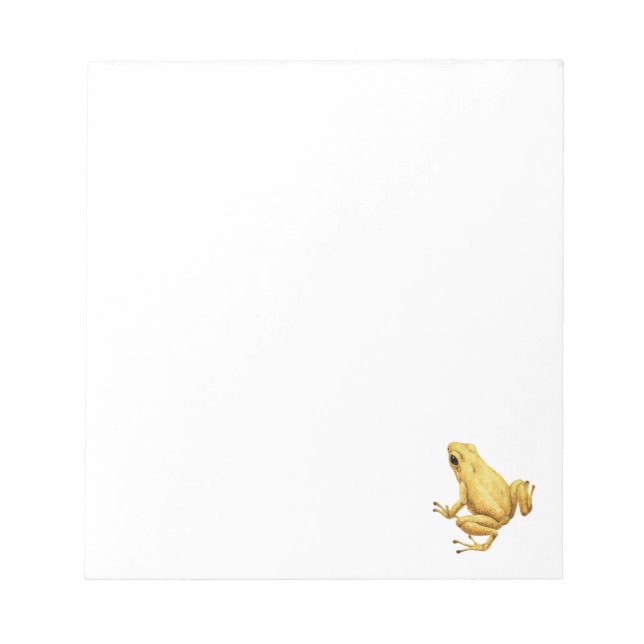 Bloco De Notas Sapo de dardo venenoso (Frente)