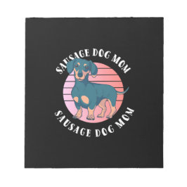 Bloco De Notas Sausage Dog Mãe