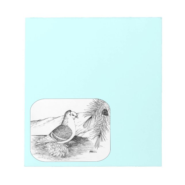 Bloco De Notas Saxon Shield Pigeon 1973 (Frente)