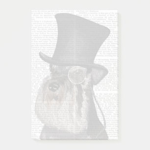 Bloco De Notas Schnauzer, Formal Hound e Hat