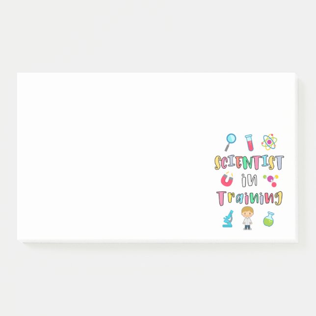 Bloco De Notas Scientist in Training for Young Scientists (Frente)