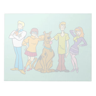 Bloco De Notas Scooby-Doo Gang 14 Mystery Inc