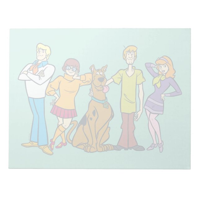 Bloco De Notas Scooby-Doo | Gang 14 Mystery Inc (Frente)