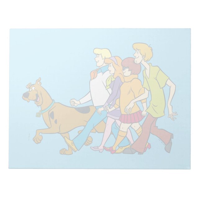 Bloco De Notas Scooby-Doo | Gang 18 Mystery Inc (Frente)