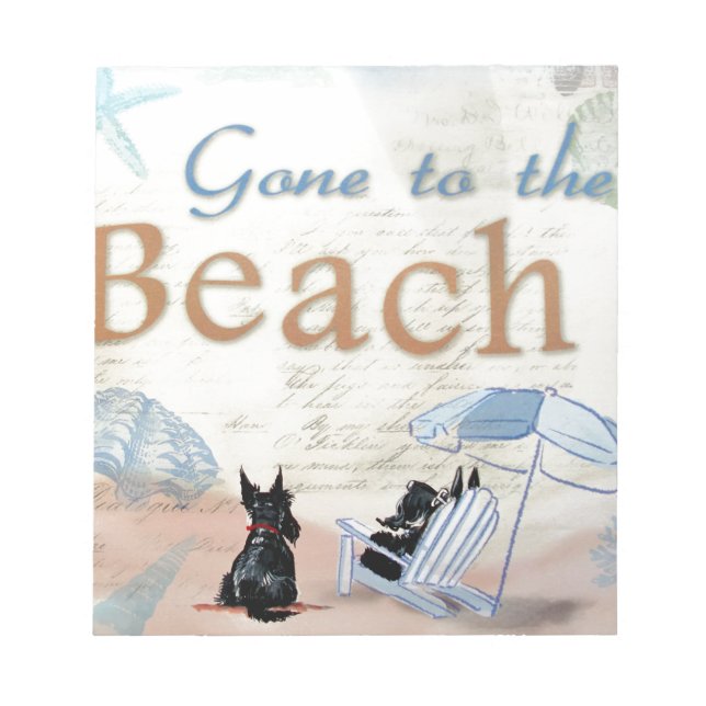 Bloco De Notas Scottie Beach (Frente)