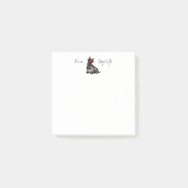 Bloco De Notas Scottish Terrier do verão (Frente)