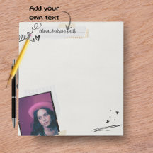 Scrapbook Notepad | Custom Photo & Name Gift