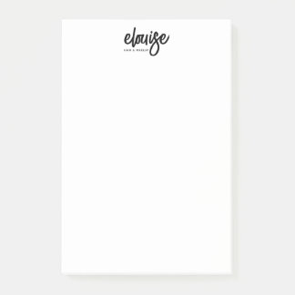 Bloco De Notas Script de Pincel Manuscrito Negrito