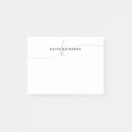 Bloco De Notas Script minimalista