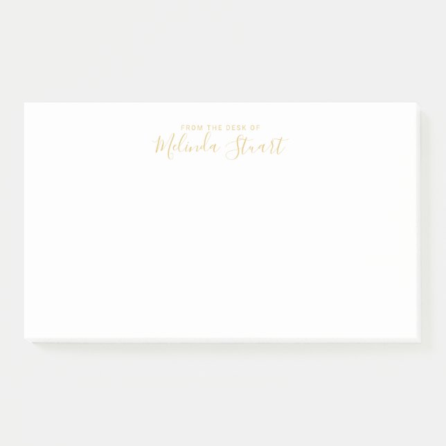 Bloco De Notas Script Moderno Profissional (Frente)