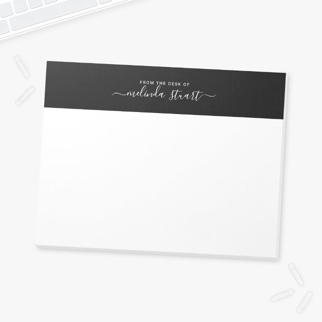 Bloco De Notas Script Moderno Profissional (Criador carregado)