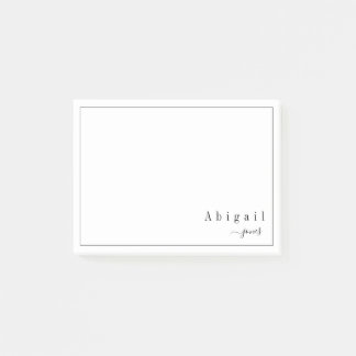 Bloco De Notas Script Simples - Papel de Carta Personalizado Mode