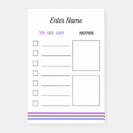 Bloco De Notas Seção Personalizar Notas de Posto para Fazer Lista