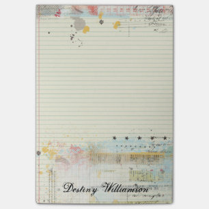 Bloco De Notas Segundo grau na moda do papel de nota dos grafites