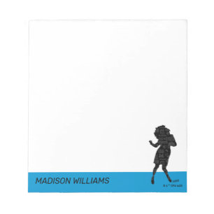 Bloco De Notas Seinfeld   Elaine Dance Silhouette
