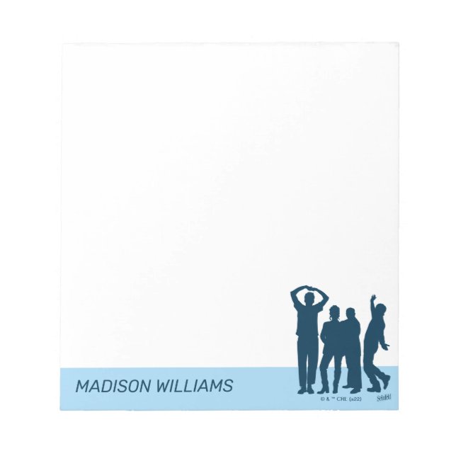 Bloco De Notas Seinfeld | Gráfico Silhouette Group (Frente)